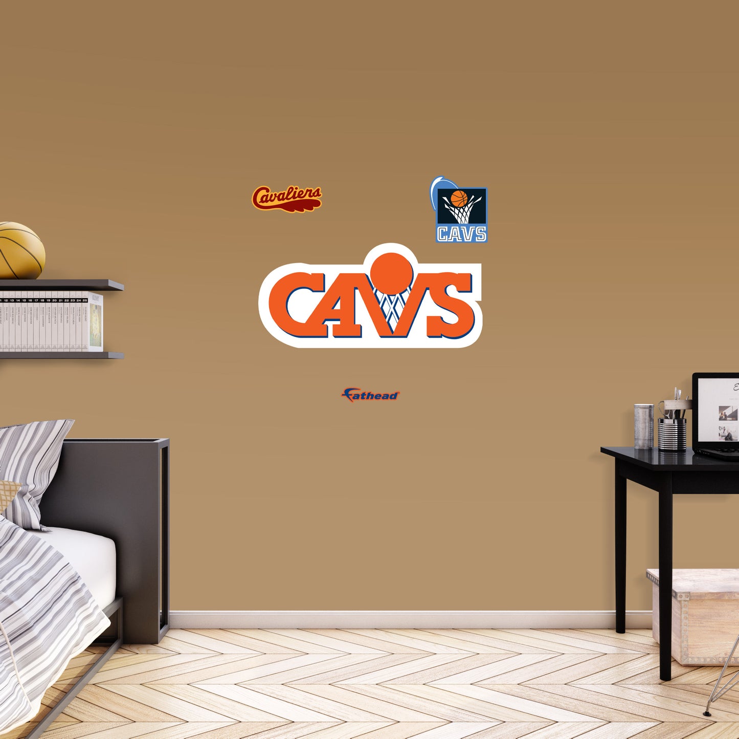 Cleveland Cavaliers:  Classic Logo        - Officially Licensed NBA Removable     Adhesive Decal