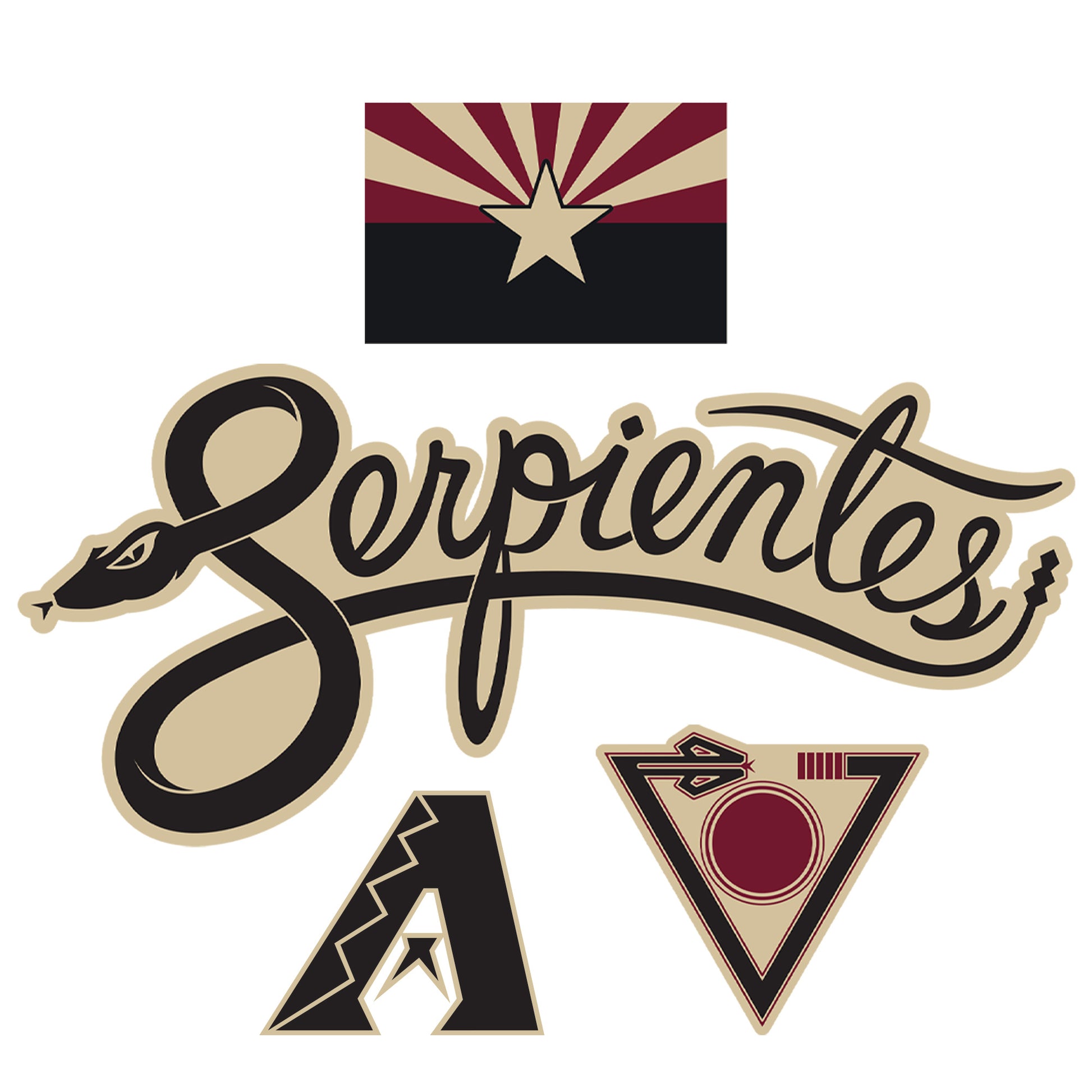 Arizona Diamondbacks: 2023 City Connect Logo Minis - Officially