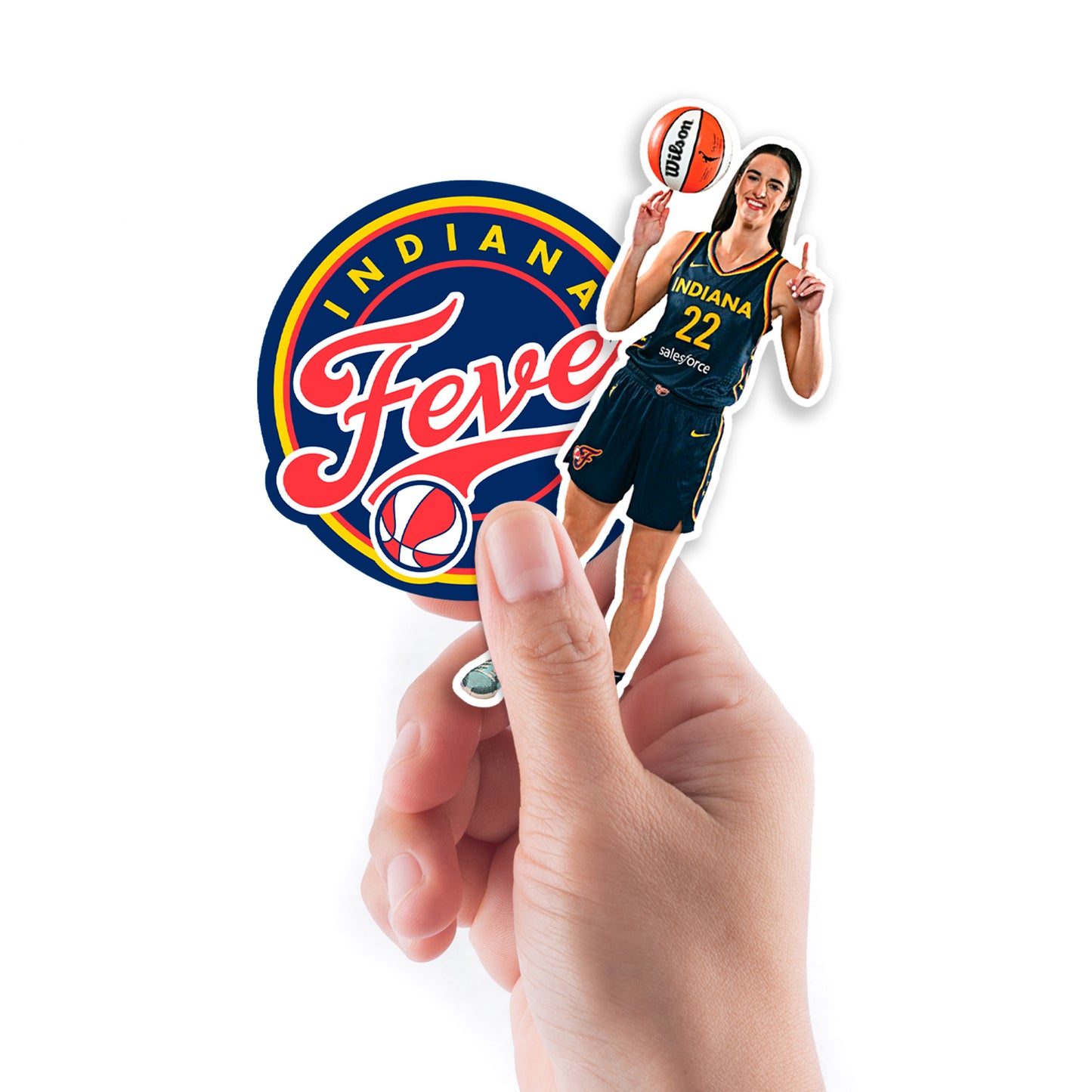 Indiana Fever: Caitlin Clark Minis        - Officially Licensed WNBA Removable     Adhesive Decal