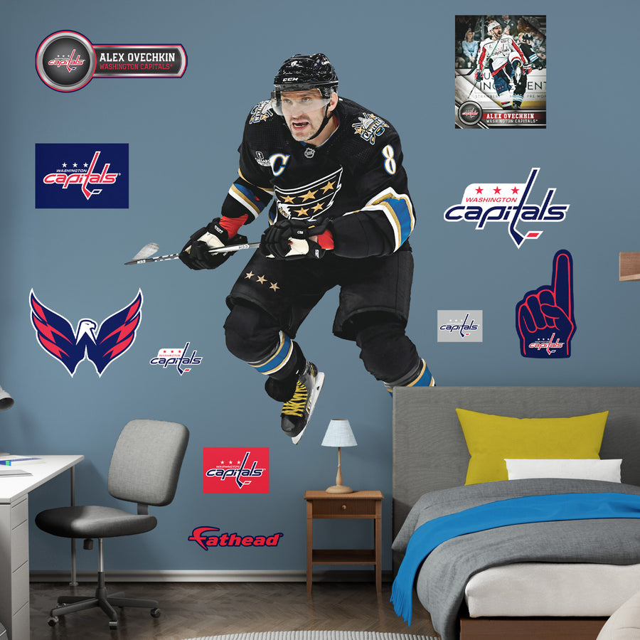 Alex Ovechkin - RealBig Screaming Eagle Jersey Collection - Official NHL - Washington Capitals - Reusable Vinyl Decals