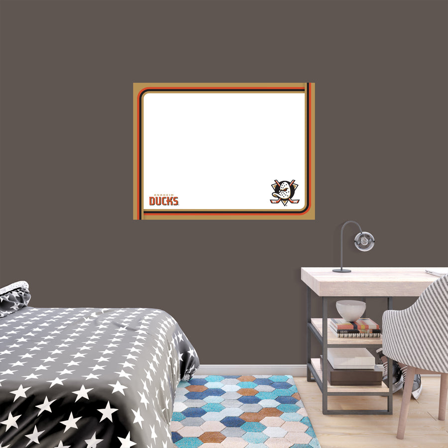 Anaheim Ducks - Dry Erase Whiteboard - Official NHL - Reusable Vinyl Wall Decal #2