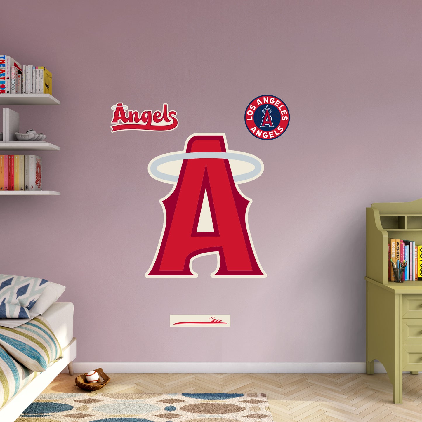 Los Angeles Angels:  2023 City Connect Logo        - Officially Licensed MLB Removable     Adhesive Decal