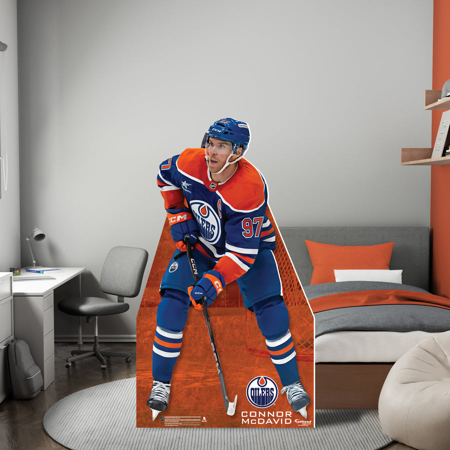 Connor McDavid - Life-Size Stand Out - Official NHL - Edmonton Oilers - Foam Core Cutout