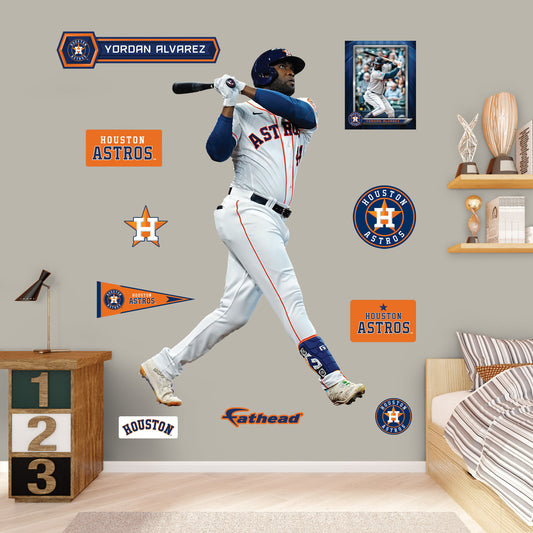 Houston Astros: Yordan Alvarez         - Officially Licensed MLB Removable     Adhesive Decal