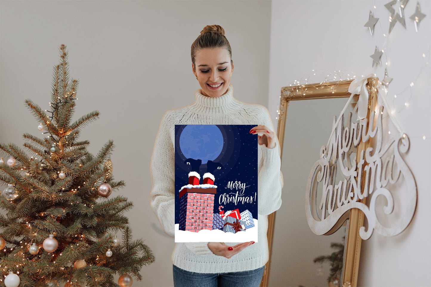 Calendars:  Chimney Calendar        -      Dry Erase Foam Core