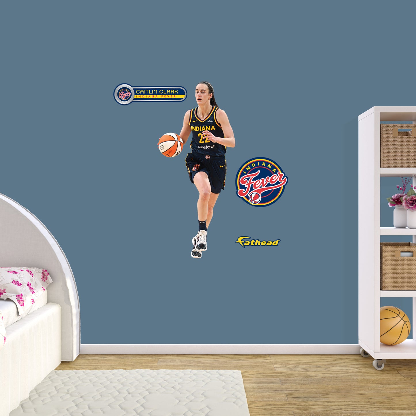 Indiana Fever: Caitlin Clark Game        - Officially Licensed WNBA Removable     Adhesive Decal