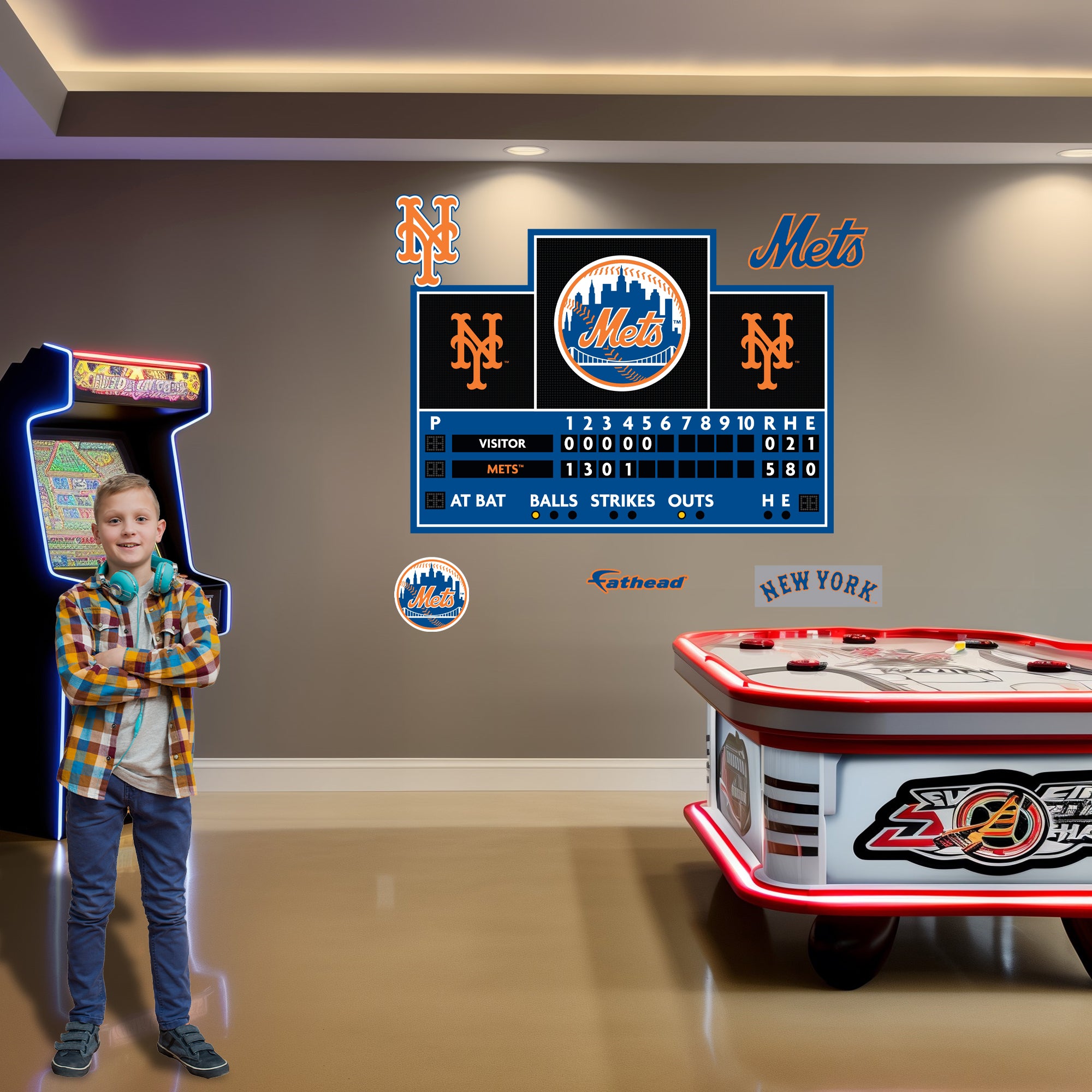 New York Mets - RealBig Scoreboard Collection - Official MLB - Reusabl ...