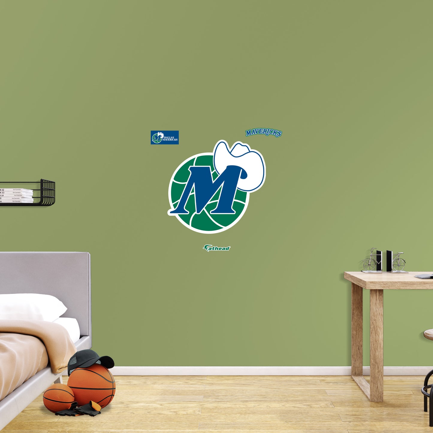 Dallas Mavericks:  Classic Logo        - Officially Licensed NBA Removable     Adhesive Decal