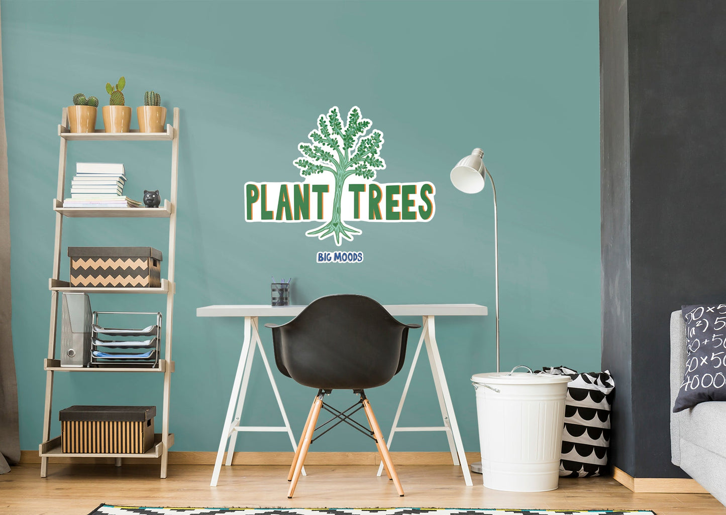 Plant Trees        - Officially Licensed Big Moods Removable     Adhesive Decal