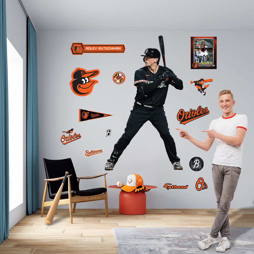 Life-Size Athlete +14 Decals  (50"W x 86"H) 