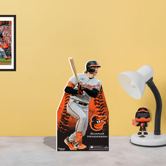 Baltimore Orioles: Gunnar Henderson  Mini   Cardstock Cutout  - Officially Licensed MLB    Stand Out