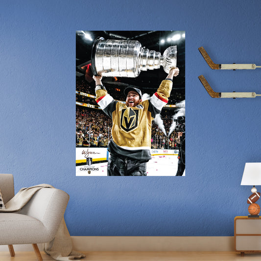 Vegas Golden Knights: Jonathan Marchessault 2023 Stanley Cup Hoist Poster        - Officially Licensed NHL Removable     Adhesive Decal