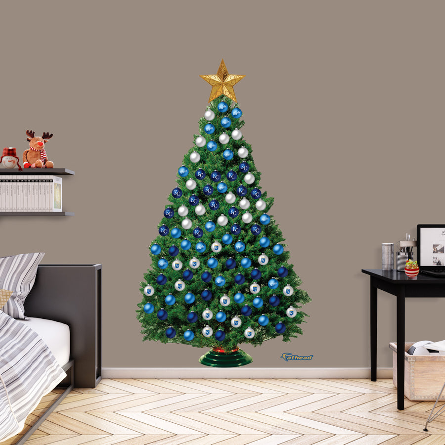 Kansas City Royals - Decorate Your Own Christmas Tree - Official MLB - Reusable Vinyl Wall Decals
