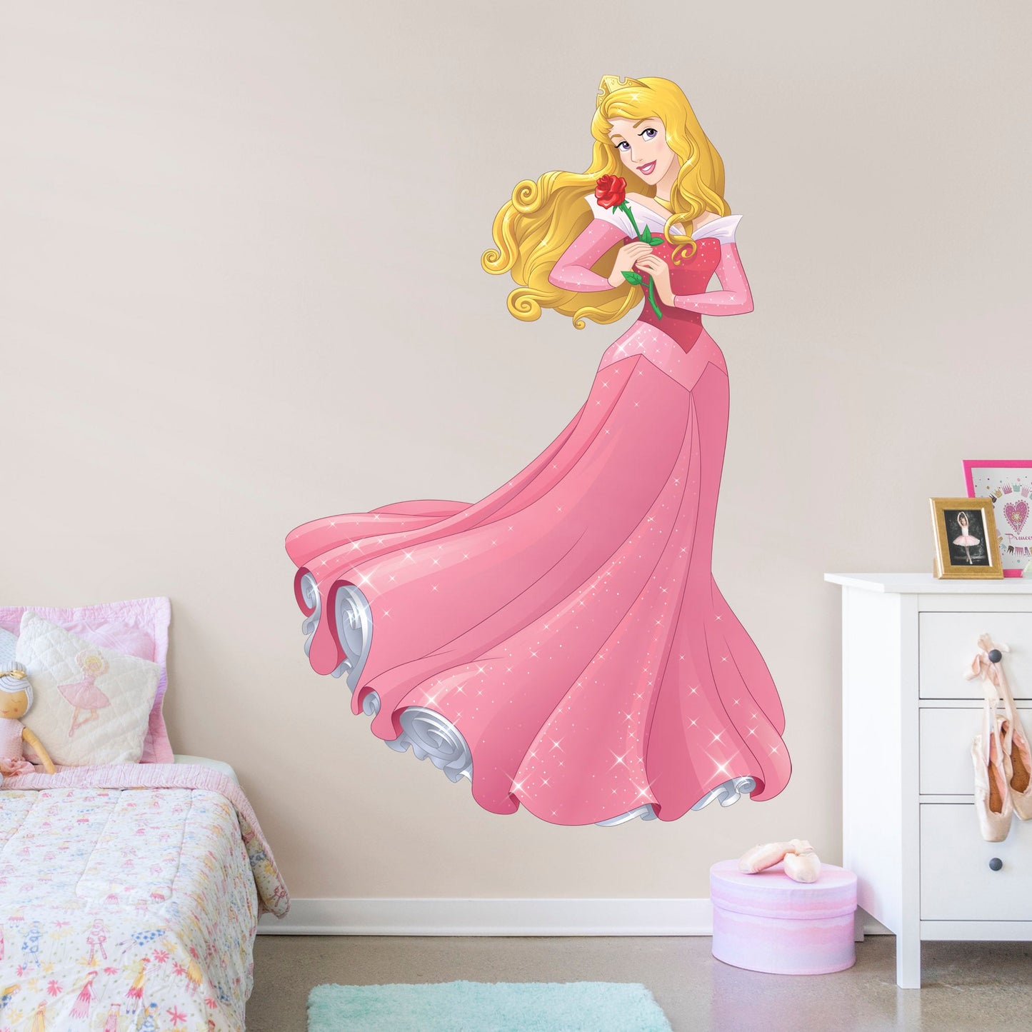 Disney Princesses: Aurora         - Officially Licensed Disney Removable     Adhesive Decal