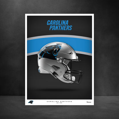 Carolina Panthers - Helmet Series - Peel & Stick Poster - Official NFL - Reusable Vinyl Wall Decal