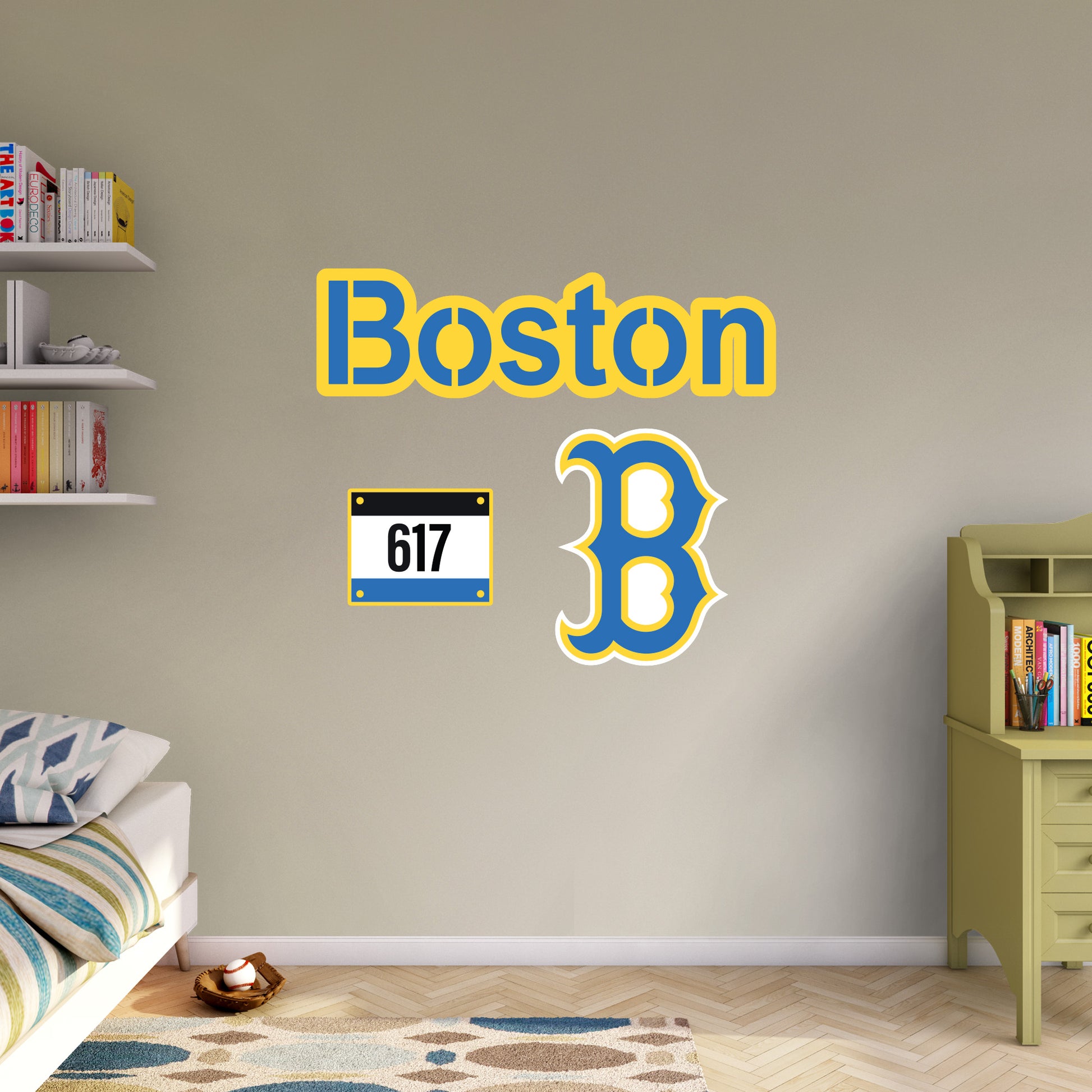 BOSTON RED SOX 'B' Logo Color Vinyl Decal **Various Sizes**
