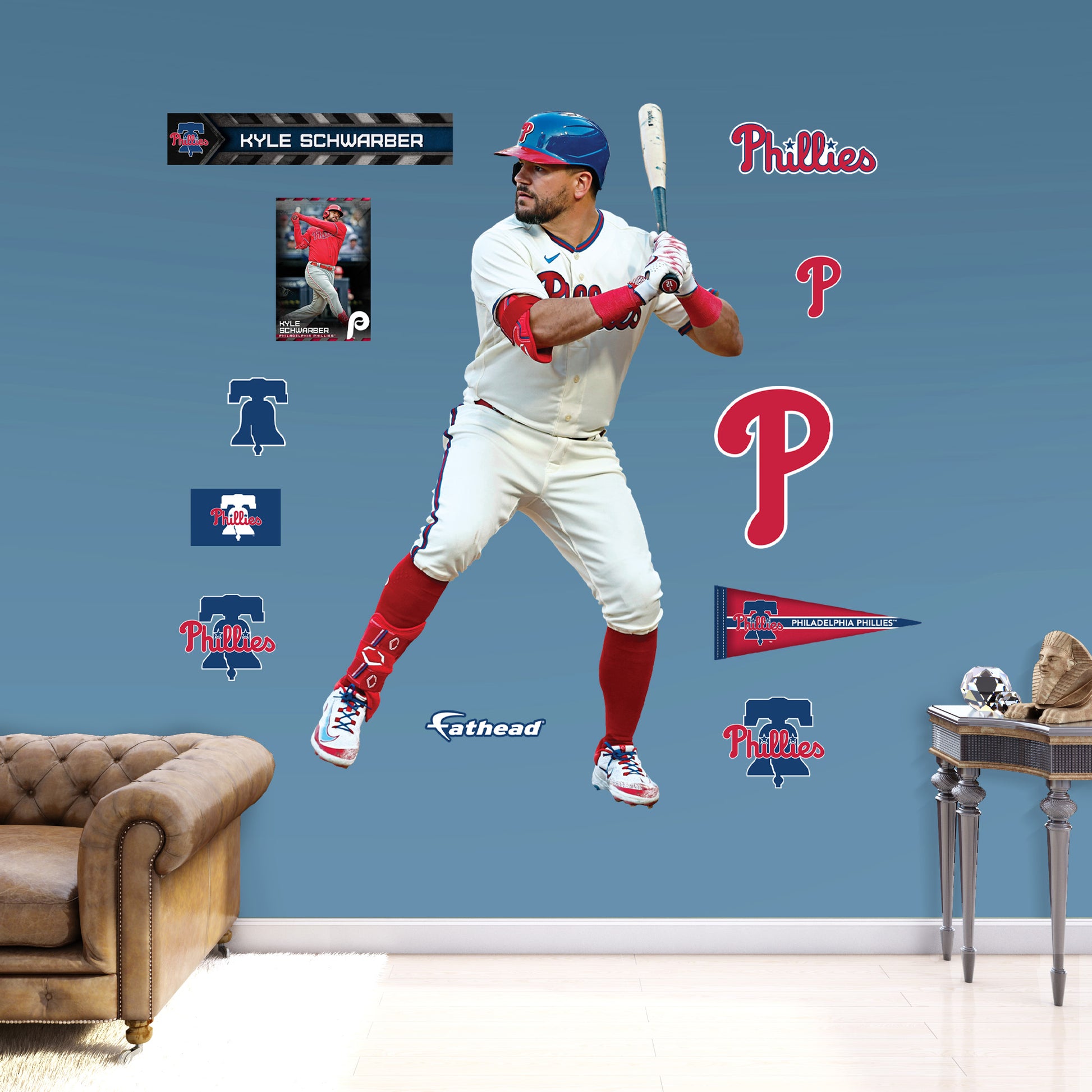 Philadelphia Phillies: Kyle Schwarber 2023 - Officially Licensed MLB R –  Fathead