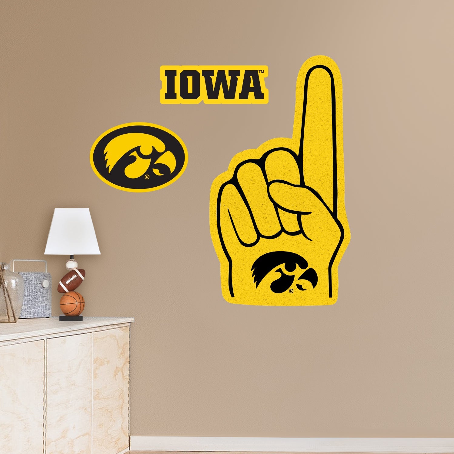 Popular Iowa Hawkeye Wall Decals