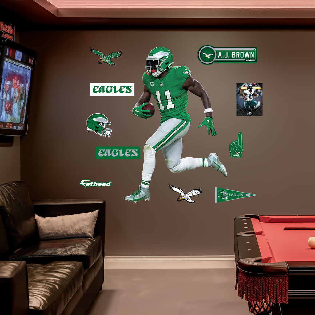 Life-Size Athlete +10 Decals  (51"W x 77"H)