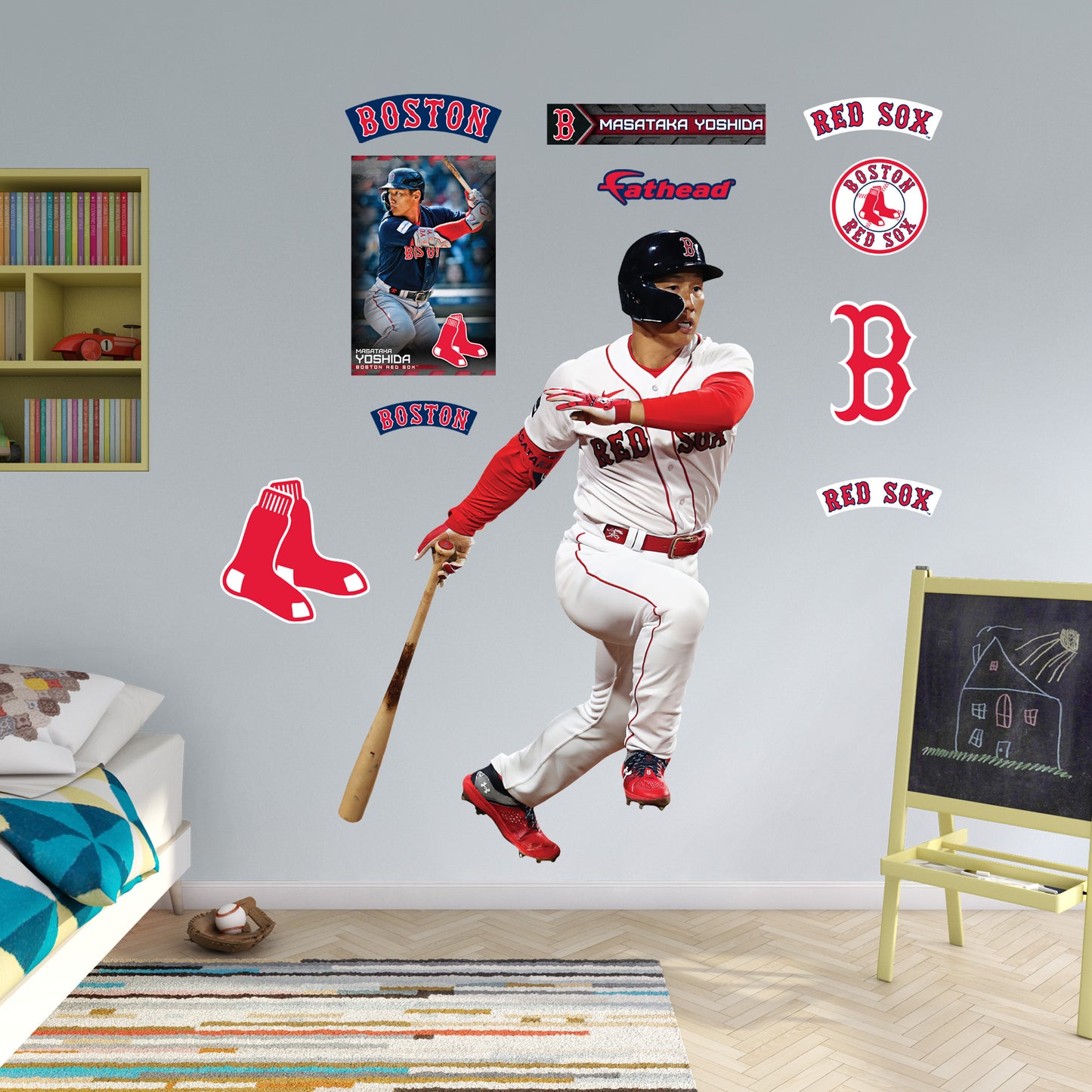 Boston Red Sox: Masataka Yoshida 2023 Life-Size Foam Core Cutout