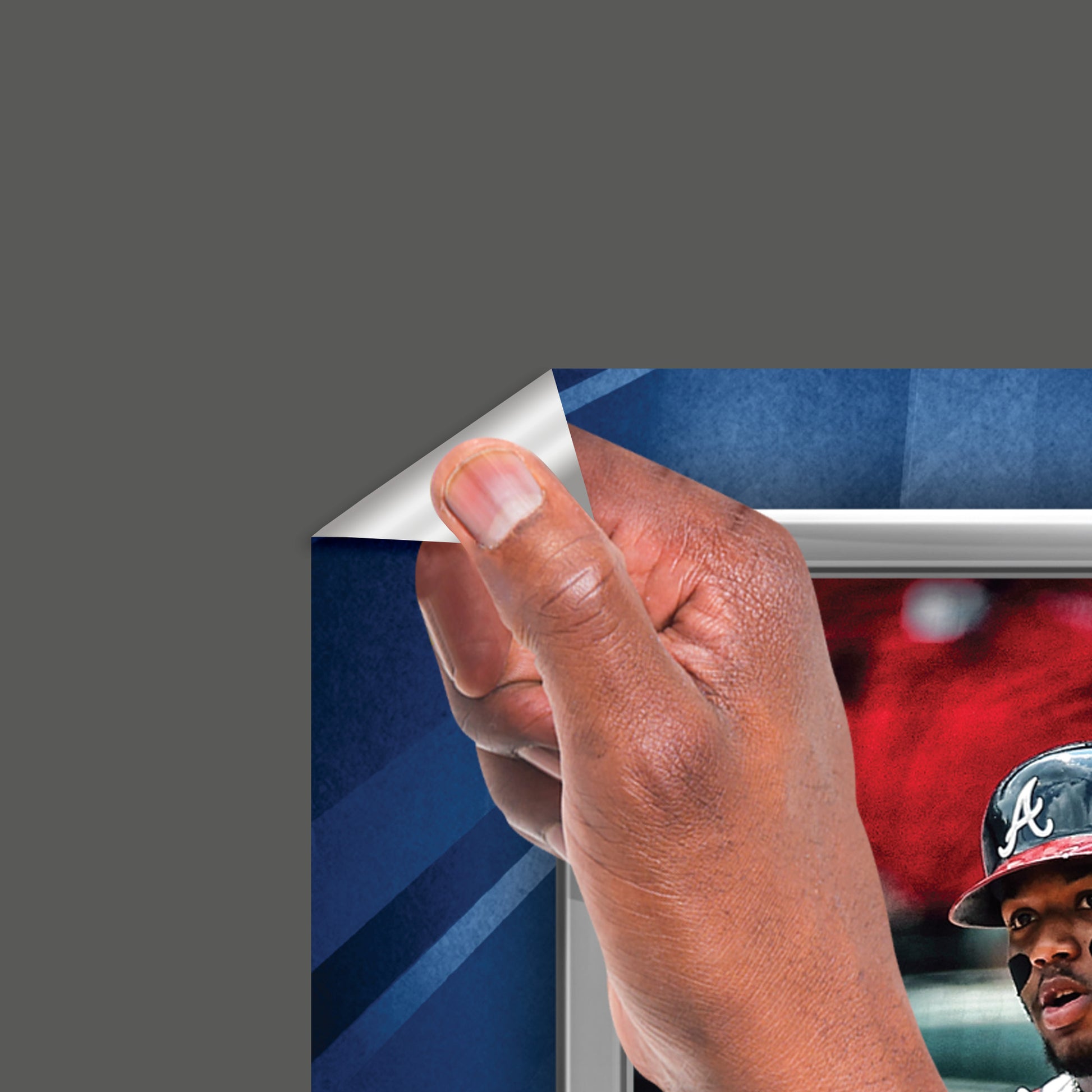 Fathead Atlanta Braves: Ronald Acuna Jr Cutout - MLB Big Head Face Cutouts 23W x 29H