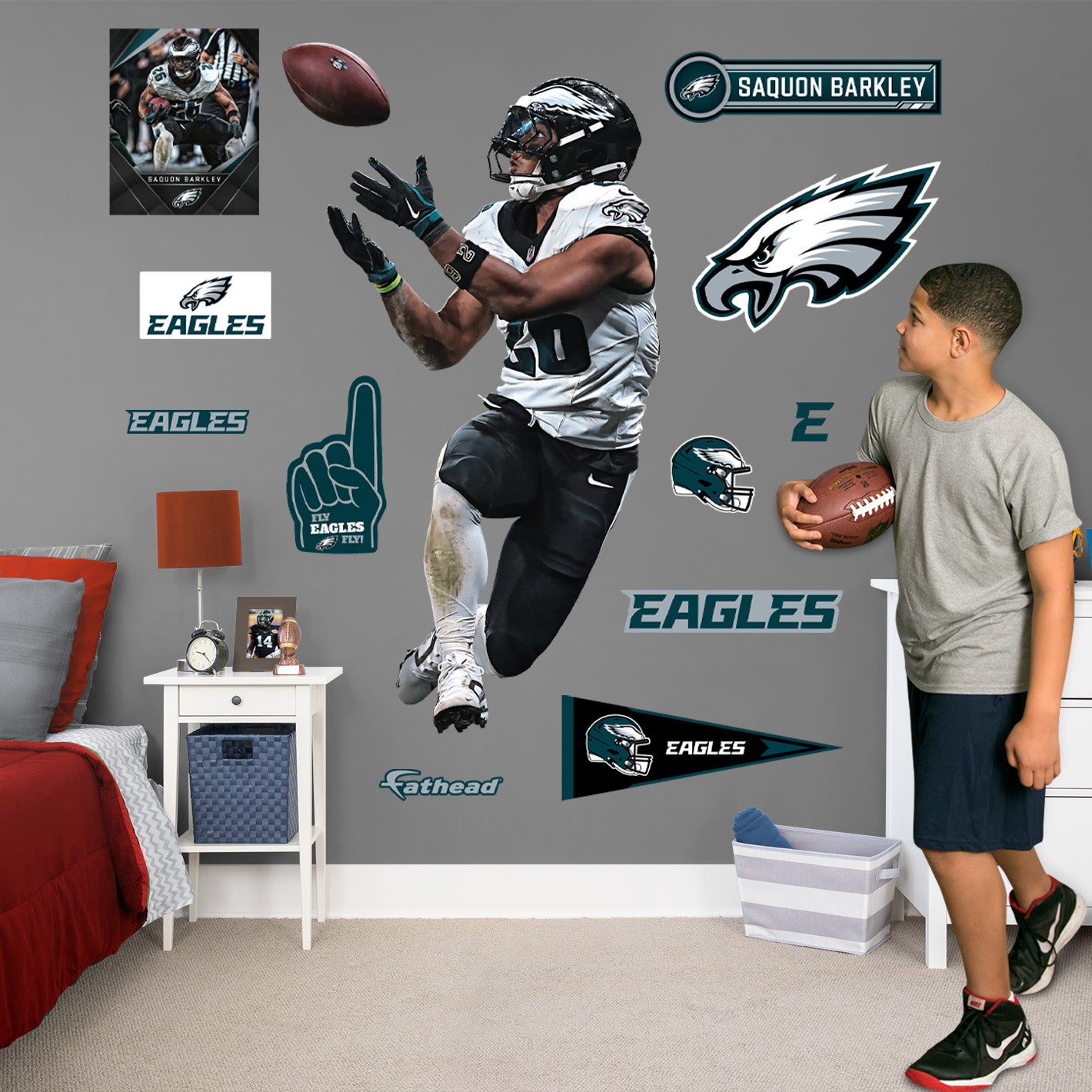 Life-Size Athlete +12 Decals  (41.5"W x 76"H) 