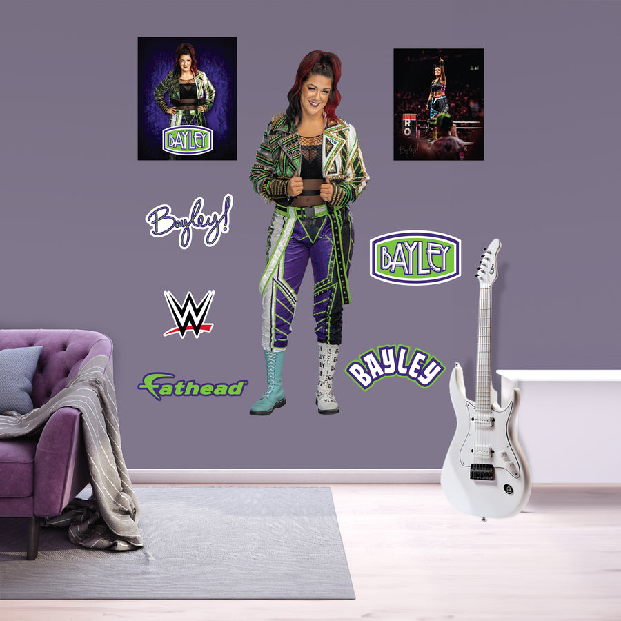 Bayley - RealBig Collection - Official WWE - Reusable Vinyl Wall Decals