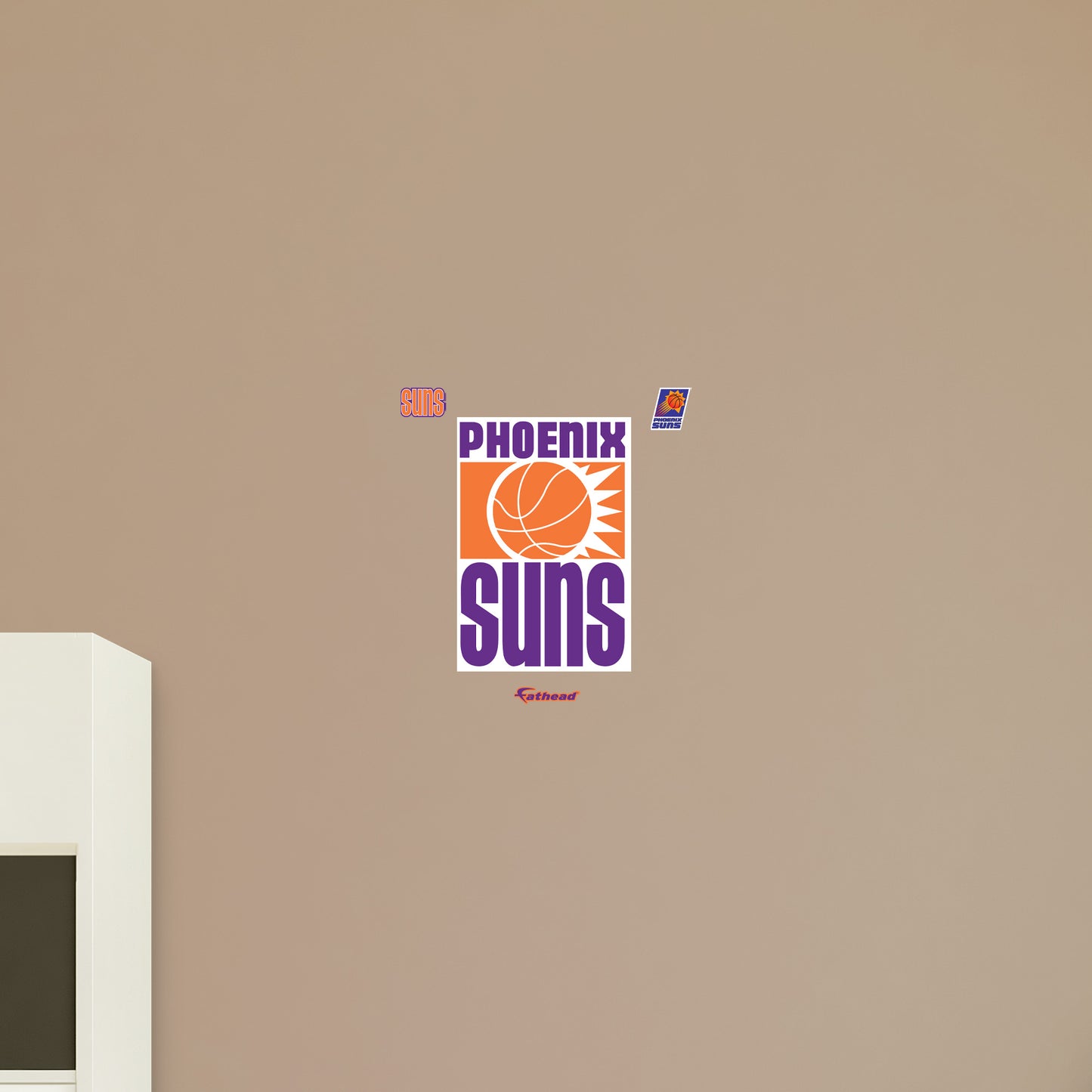 Phoenix Suns - RealBig Classic Logo Collection - Official NBA - Reusable Vinyl Wall Decals