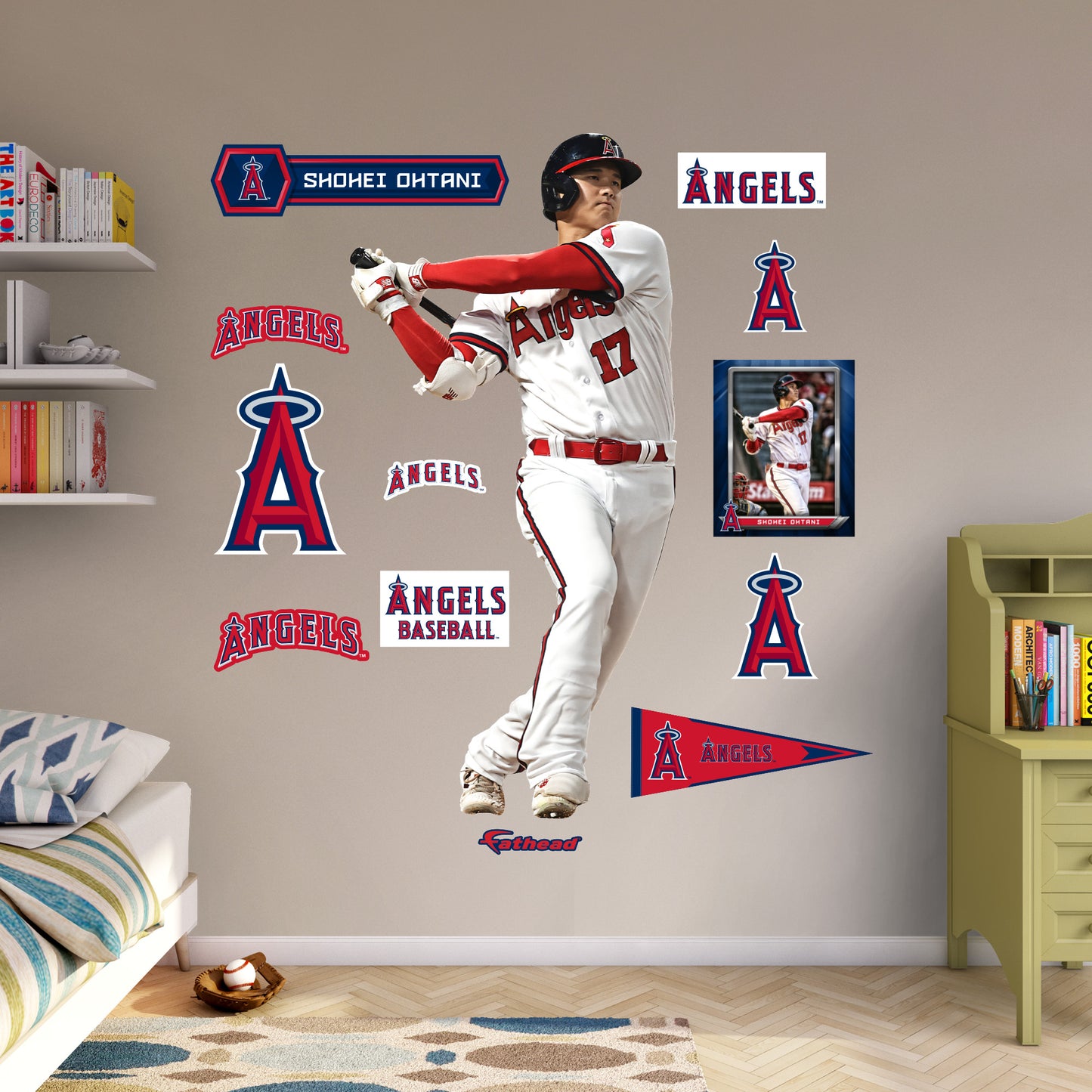 Los Angeles Angels: Shohei Ohtani 2023 Throwback - Officially Licensed –  Fathead