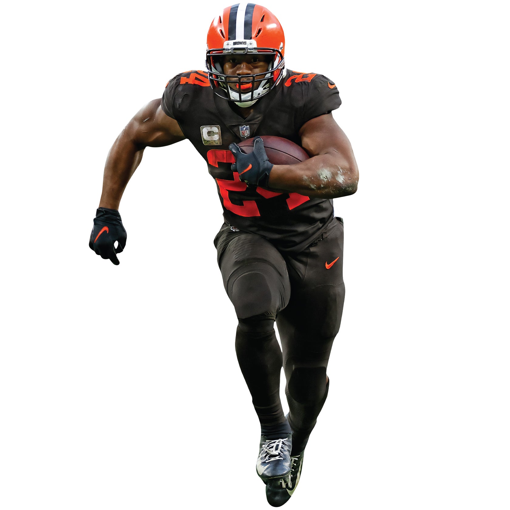 Cleveland Browns Nick Chubb Officially Licensed Nfl Removable Adhes Fathead 
