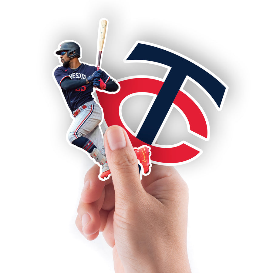 Byron Buxton - 5 Minis (Mixed Sizes) - Official MLB - Minnesota Twins - Reusable Vinyl Decals