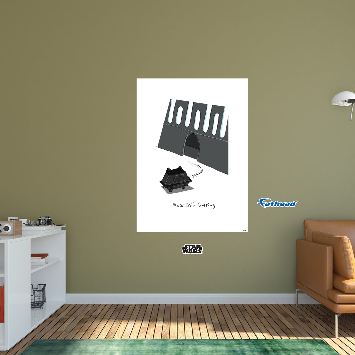 Mouse Droid Poster        - Officially Licensed Star Wars Removable     Adhesive Decal
