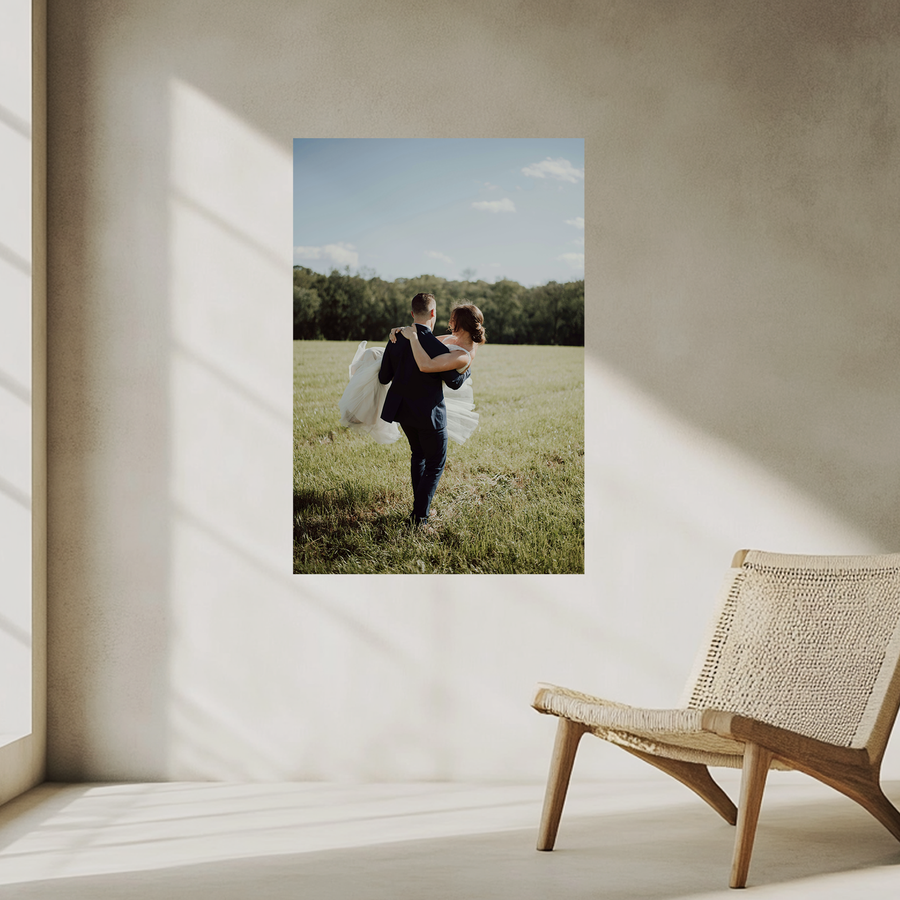 Custom - Wedding Peel & Stick Poster - Reusable Vinyl Wall Decal