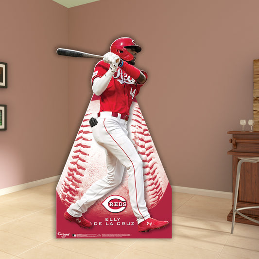 Cincinnati Reds: Elly De La Cruz   Life-Size   Foam Core Cutout  - Officially Licensed MLB    Stand Out