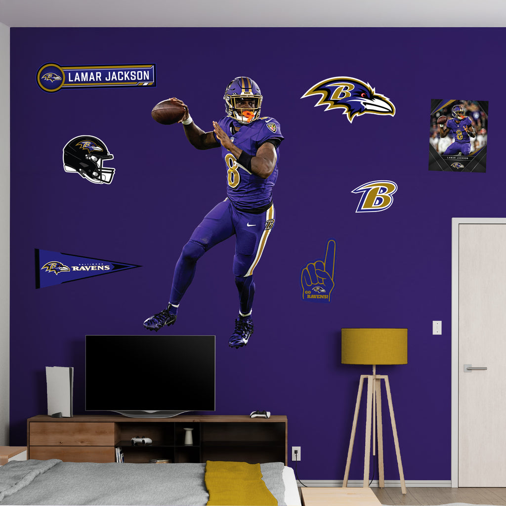 Life-Size Athlete +12 Decals  (40"W x 78"H) 