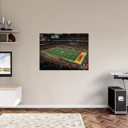Kansas City Chiefs:  Super Bowl LVIII Wide Shot Poster        - Officially Licensed NFL Removable     Adhesive Decal