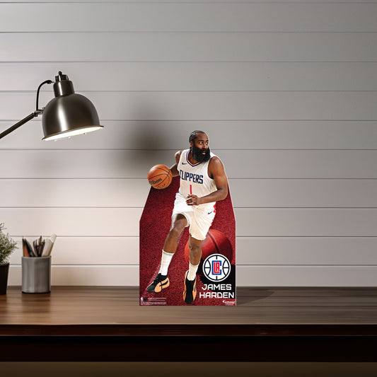 Los Angeles Clippers: James Harden Mini   Cardstock Cutout  - Officially Licensed NBA    Stand Out