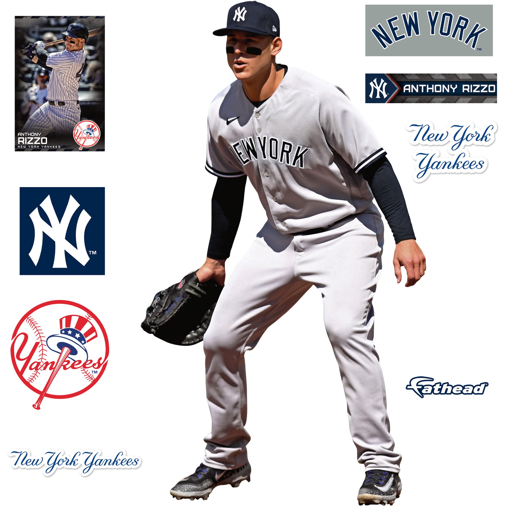 New York Yankees: Anthony Rizzo 2023 Fielding - Officially Licensed MLB  Removable Adhesive Decal