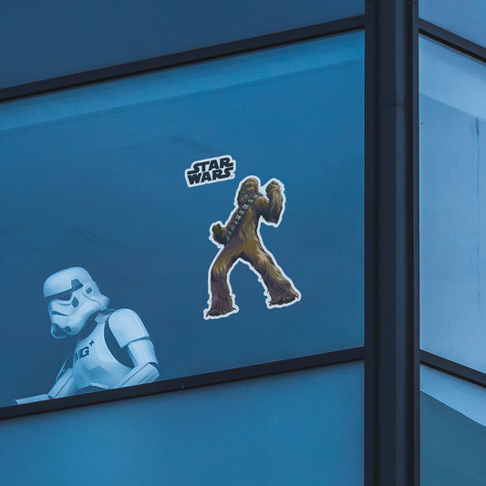 Chewbacca Window Clings        - Officially Licensed Star Wars Removable Window   Static Decal