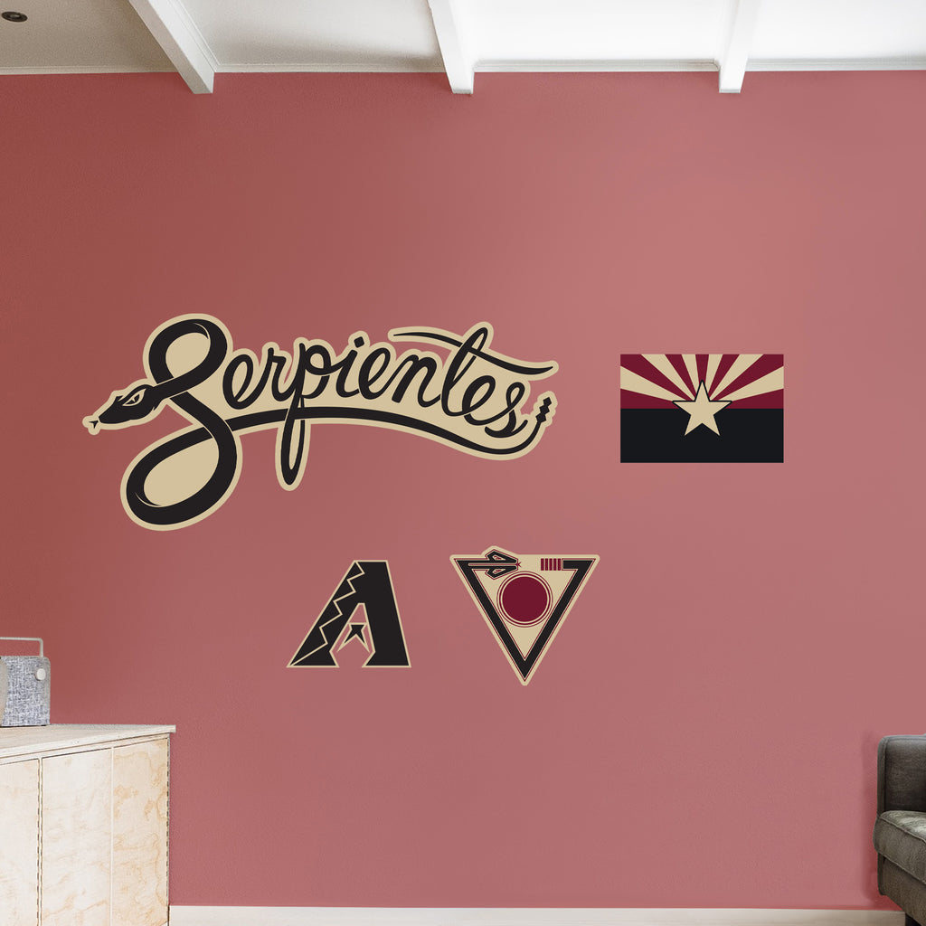 Giant Logo +3 Decals  (23"W x 51"H)