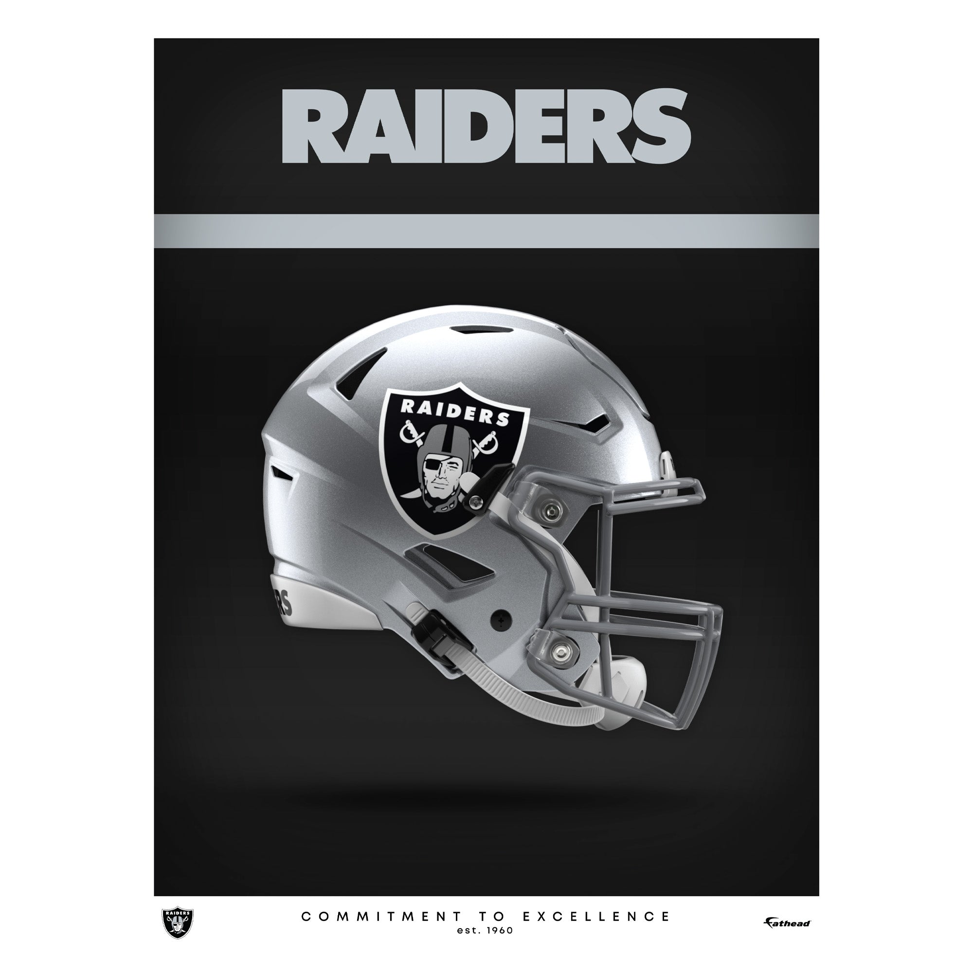 LAS VEGAS RAIDERS NFL Football Helmet with REVO BLACK Visor / Eye Shield LAS VEGAS RAIDERS NFL Football Helmet with REVO BLACK Visor / Eye Shield