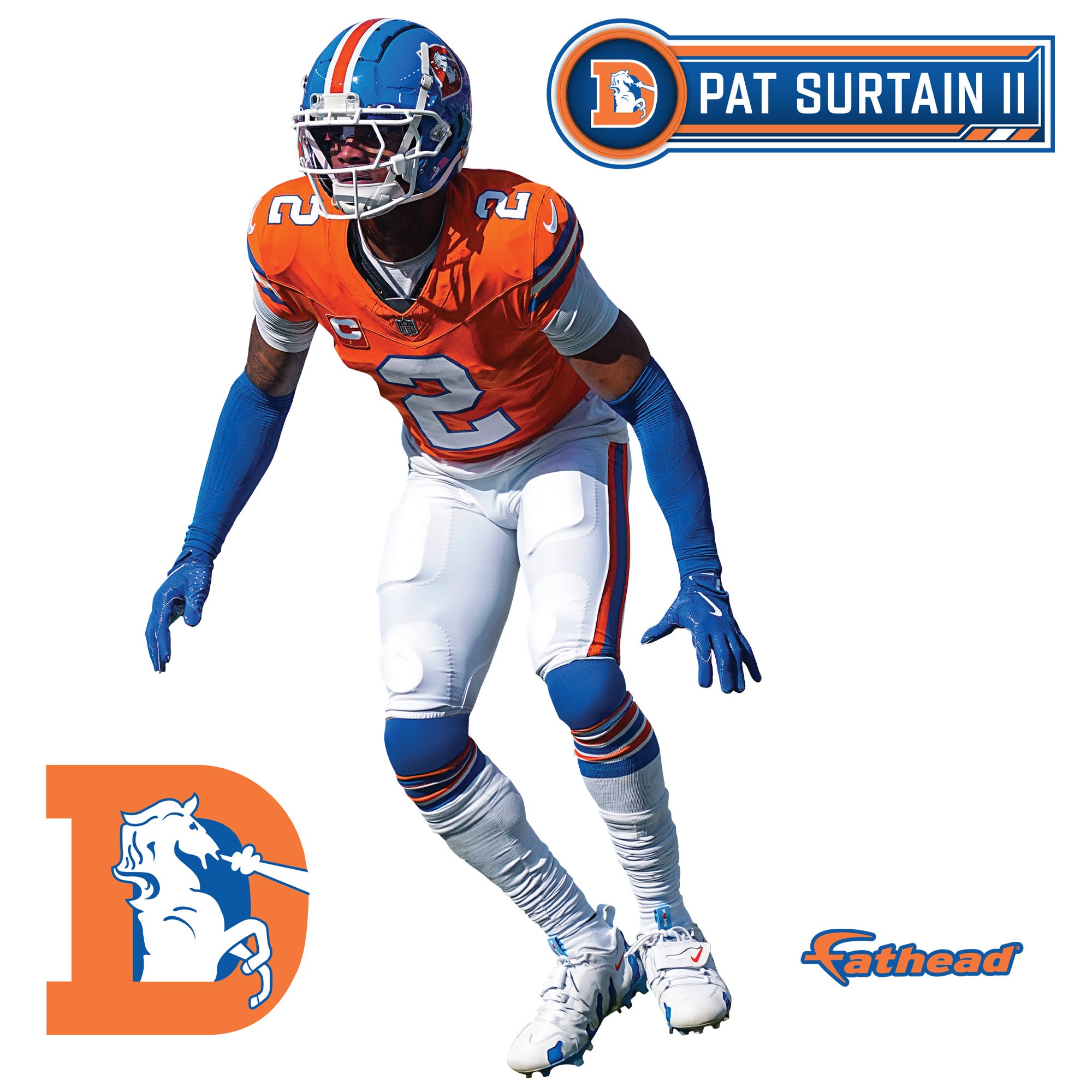 Pat Surtain II Throwback - RealBig Collection - Official NFL - Denver ...