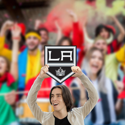 Los Angeles Kings:  2022 Logo   Foam Core Cutout  - Officially Licensed NHL    Big Head