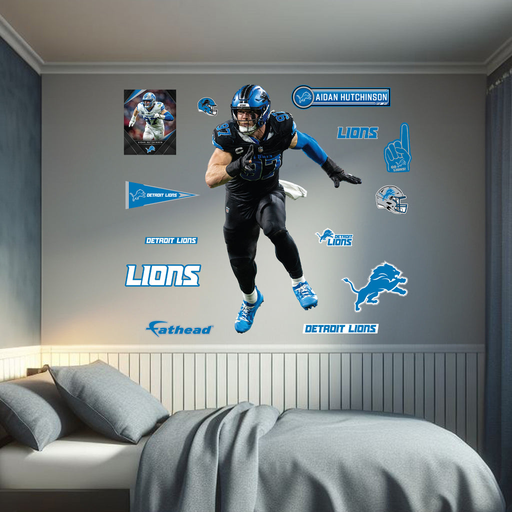 Life-Size Athlete +13 Decals  (49"W x 78"H) 