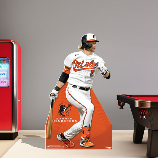Baltimore Orioles: Gunnar Henderson 2023  Life-Size   Foam Core Cutout  - Officially Licensed MLB    Stand Out