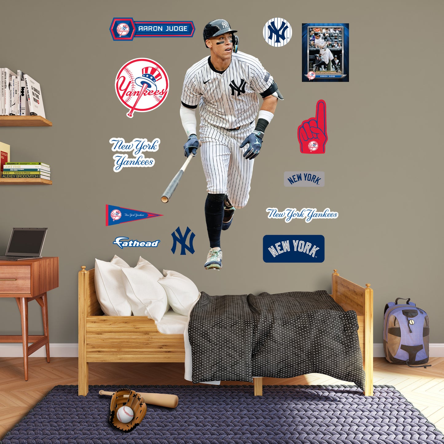 Aaron Judge - RealBig Collection - Official MLB - New York Yankees - Reusable Vinyl Wall Decals #6