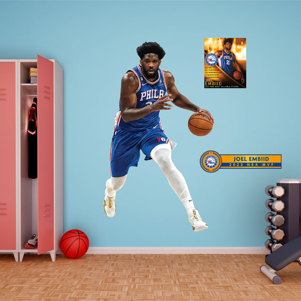 Life-Size Athlete +2 Decals (45.5"W x 78"H)