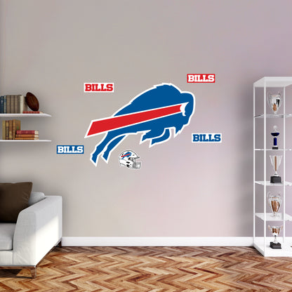 Buffalo Bills:  2022 Logo        - Officially Licensed NFL Removable     Adhesive Decal