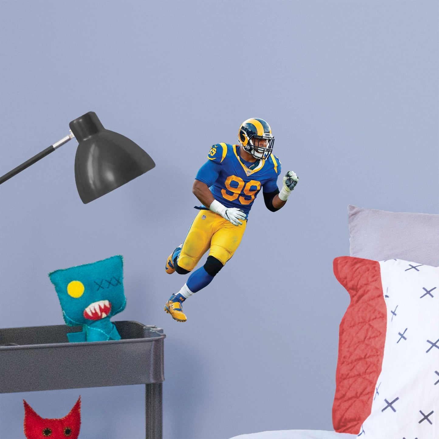 Aaron Donald: Throwback Jersey - Officially Licensed NFL Removable Wall Decal