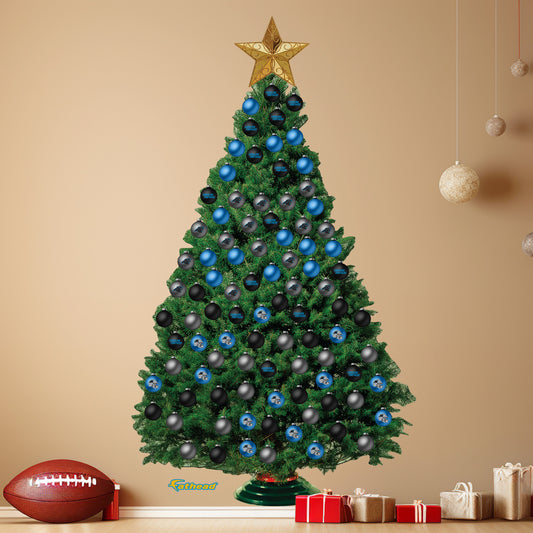 Carolina Panthers:   Dry Erase Decorate Your Own Christmas Tree        - Officially Licensed NFL Removable     Adhesive Decal